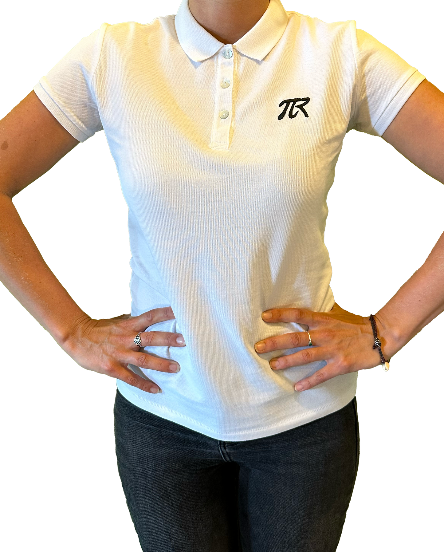 Polo Femme Blanc - Manche Courte