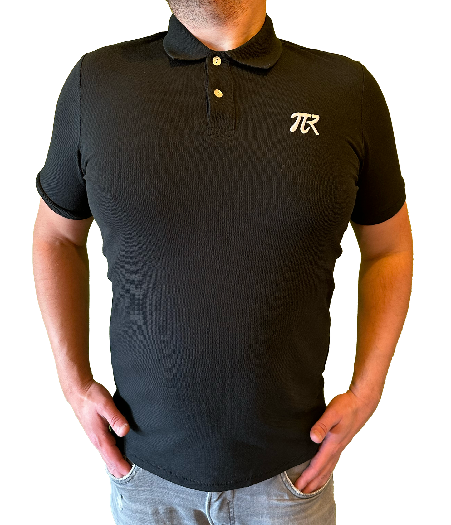 Polo homme Noir - manche courte